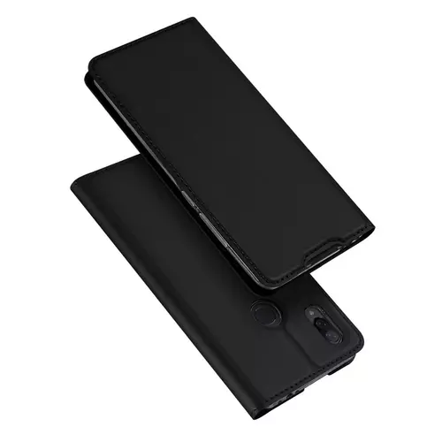 Telefontok Xiaomi Redmi Note 7 - Dux Ducis fekete flipcover tok