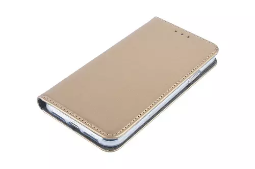 iPhone XR Telefontok - kihajtható tok - arany (8719273286173)
