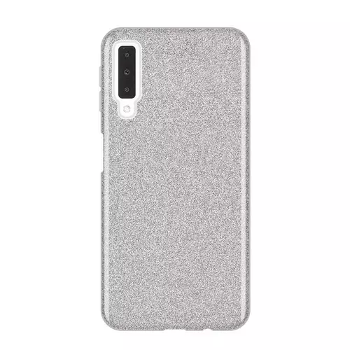 Samsung Galaxy A50 Telefontok - Ezüst Shiny tok
