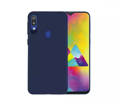 Samsung Galaxy A40 Telefontok - sötétkék szilikon tok