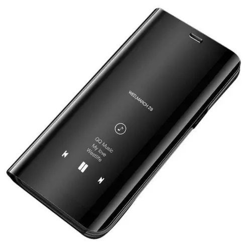 Samsung Galaxy A50 Telefontok - fekete Clear View Tok