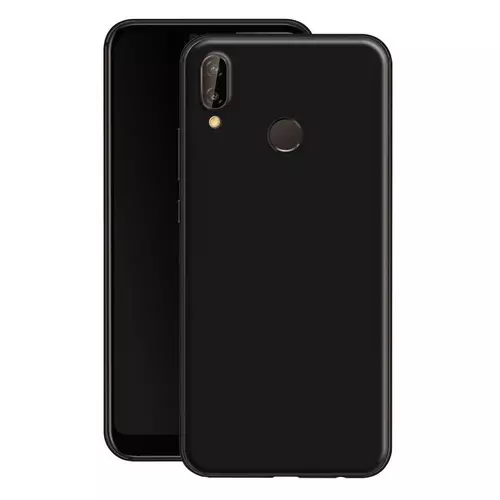 Huawei Y7 2019 Telefontok - fekete szilikon tok