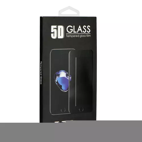 Samsung Galaxy M20 üvegfólia - 5D full glue, kemény tokbarát fólia fekete kerettel