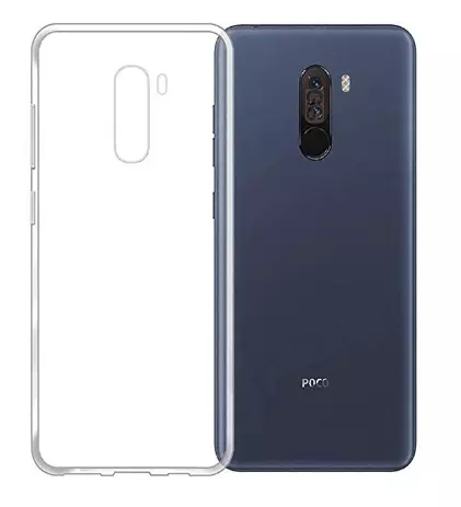 Telefontok szilikon Xiaomi Pocophone F1 - átlátszó