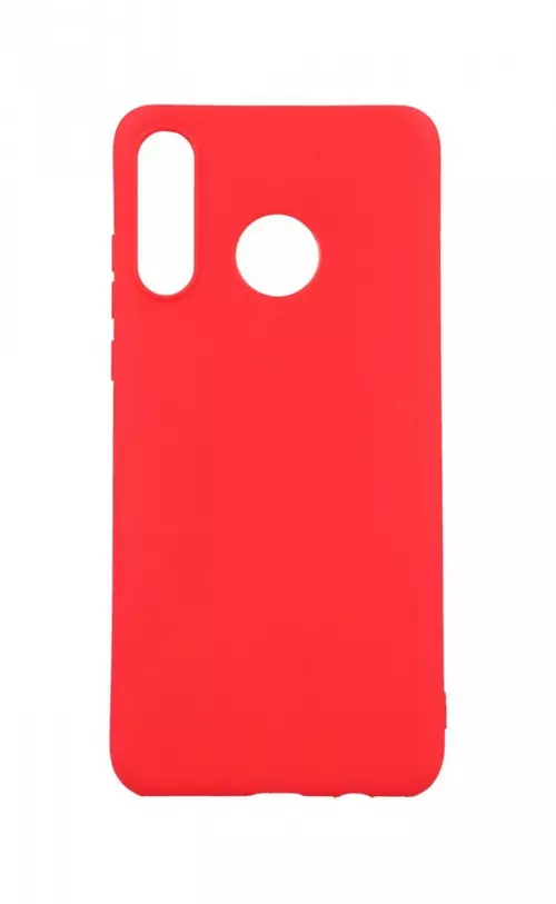 Huawei P30 Lite Telefontok - Piros szilikon tok