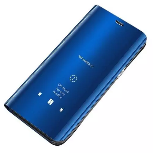 Samsung Galaxy S10 Telefontok - Clear View Tok - Kék