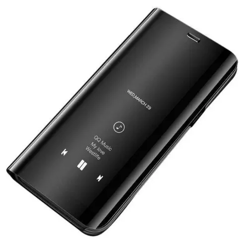 Huawei Y5 2019 / Honor 8S Telefontok - fekete Clear View Tok
