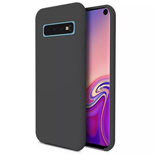 Samsung Galaxy S10 Telefontok - fekete szilikon tok