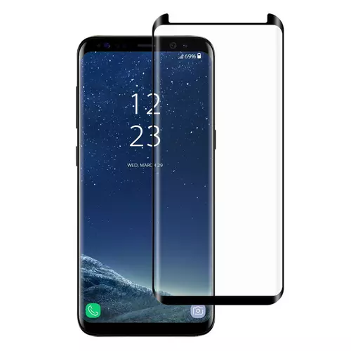 Üvegfólia Samsung S10e G970 - fekete Full Glue üvegfólia 