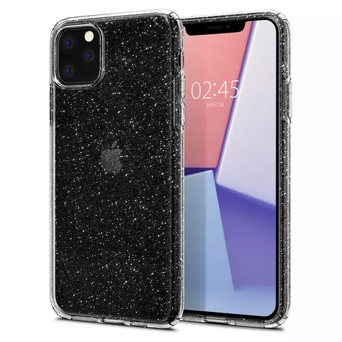 iPhone 11 PRO MAX Telefontok - SPIGEN LIQUID CRYSTAL átlátszó szilikon hátlap tok