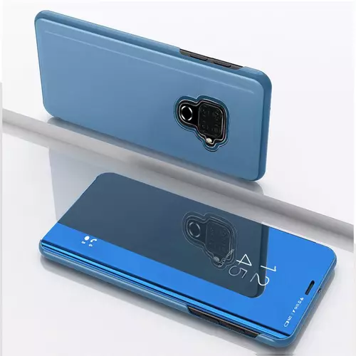 Huawei Mate 30 Lite Telefontok - kék Clear View Tok