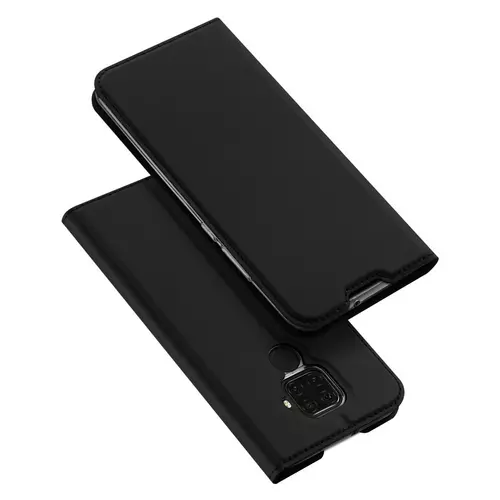 Huawei Mate 30 Lite Telefontok - Dux Ducis fekete kinyitható tok