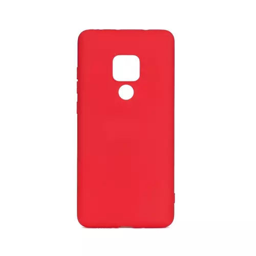 Huawei Mate 20 Telefontok - piros pastel szilikon tok