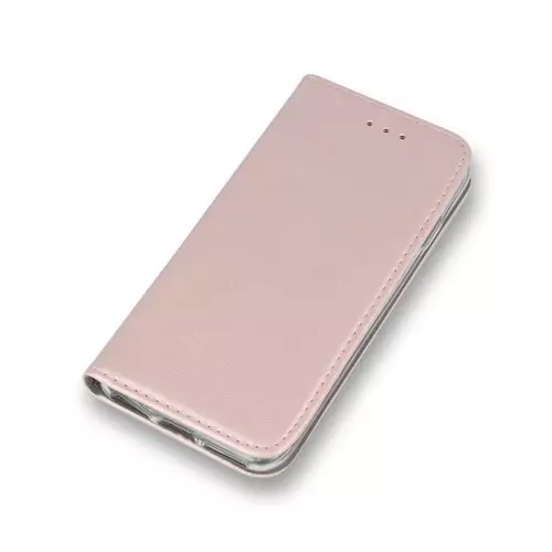 Xiaomi Redmi Note 8 / Note 8 2021 Telefontok - Smart Magnetic rose gold szilikon keretes mágneses könyvtok