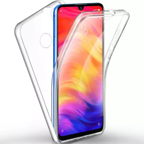 Telefontok Xiaomi Mi 8 - átlátszó szilikon előlap + plexi hátlapi tok 360°