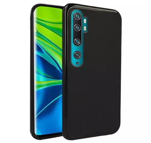 Xiaomi Mi Note 10 / Mi Note 10 Pro Telefontok - fekete szilikon tok