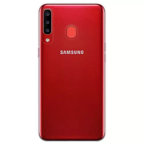 Samsung Galaxy A20s Telefontok - átlátszó szilikon tok