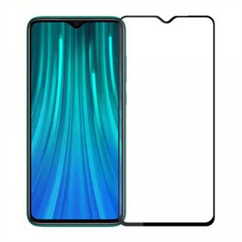 Xiaomi Redmi Note 8 Pro Üvegfólia - 5D full glue, super kemény tokbarát fólia fekete kerettel