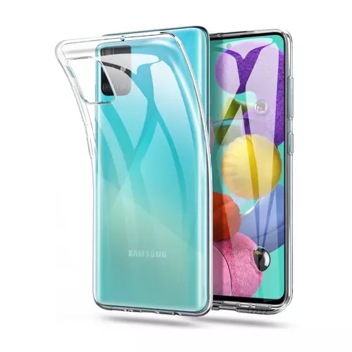 Samsung Galaxy A71 Telefontok - átlátszó szilikon tok