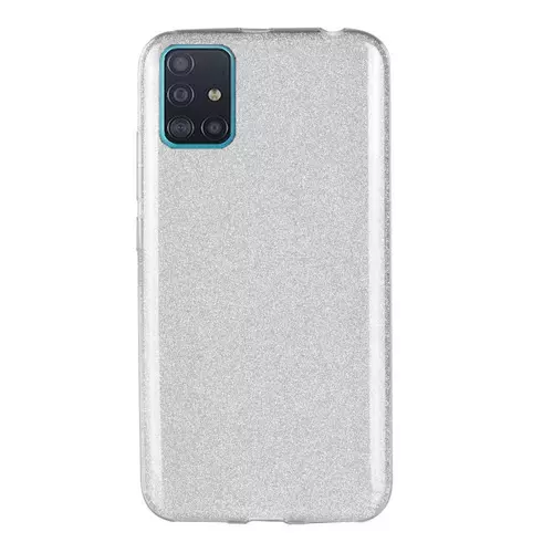 Samsung Galaxy A51 Telefontok - Ezüst Shiny tok