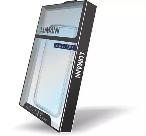 Huawei Y5 2018 Telefontok - LUMANN átlátszó Plexi Outline tok