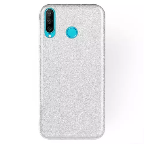 Huawei P30 Lite Telefontok - Ezüst Shiny tok