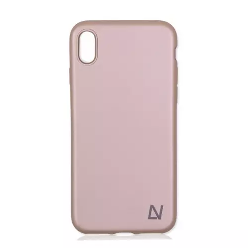 iPhone Xs Max Telefontok - rosegold soft touch PC tok 