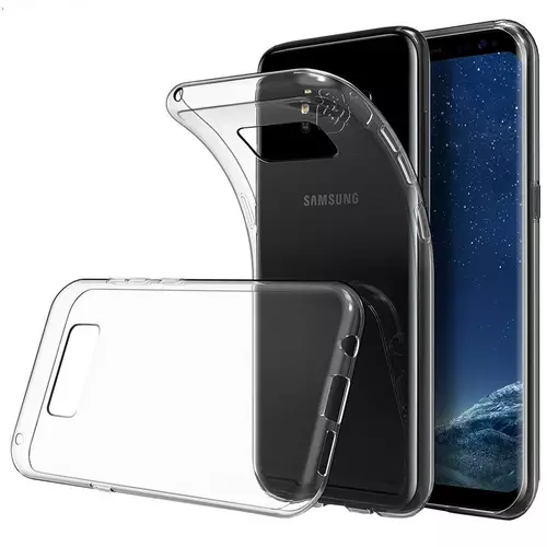 Samsung Galaxy S8 Telefontok - átlátszó szilikon tok