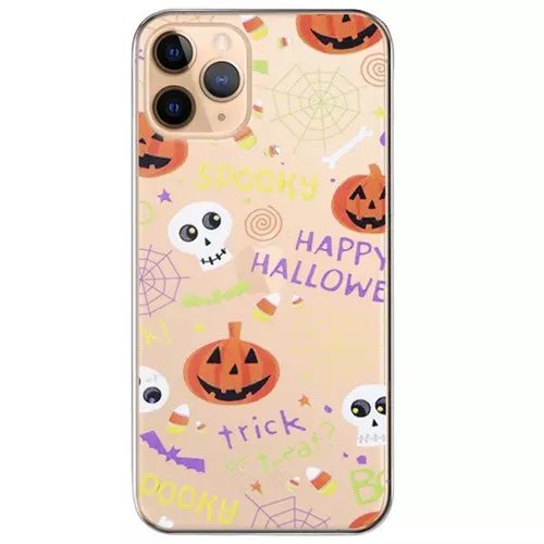 iPhone 11 Pro Max Telefontok - Halloween mintás szilikon tok