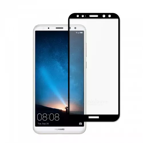 Huawei Mate 10 Lite Üvegfólia  - fekete 3D üvegfólia