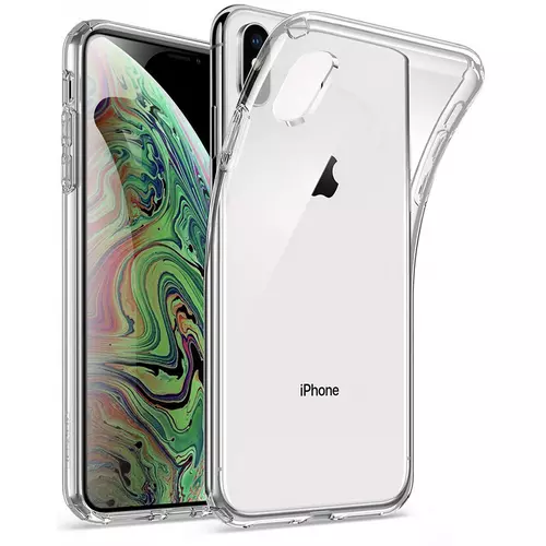 iPhone Xs Max Telefontok - Átlátszó szilikon tok 