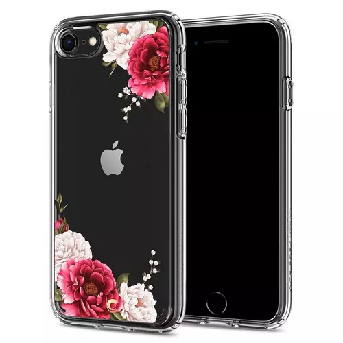 iPhone 7 / 8 / SE 2020 Telefontok - SPIGEN CIEL ROSE FLORAL tok