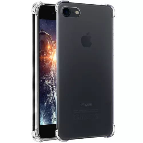 iPhone 7 / 8 / SE 2020 Telefontok - Ütésálló átlátszó tok