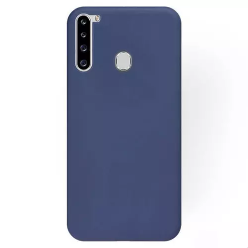 Samsung Galaxy A21 Telefontok - kék szilikon hátlaptok
