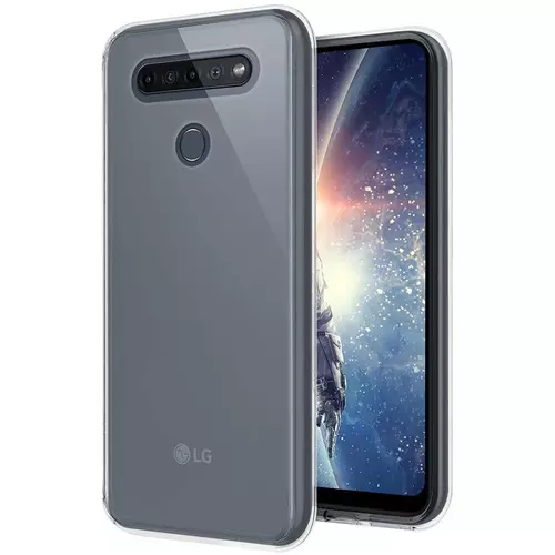 LG K51S Telefontok - átlátszó szilikon hátlaptok