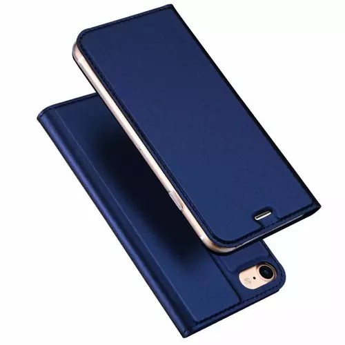 iPhone 7 / 8 / SE 2020 Telefontok - Dux Ducis kék flipcover tok