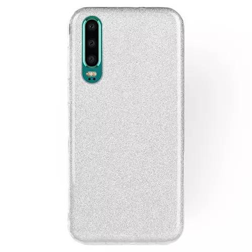 Huawei P30 Telefontok - Ezüst Shiny tok