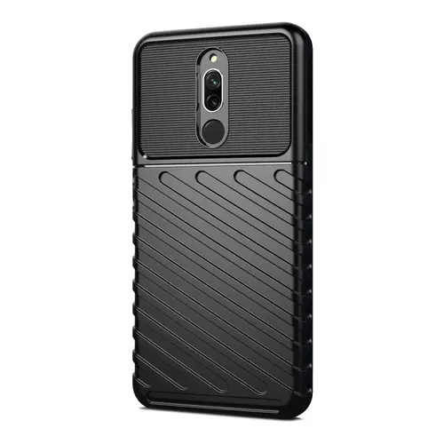 Xiaomi Redmi 8 Telefontok - Thunder fekete ütésálló szilikon hátlaptok
