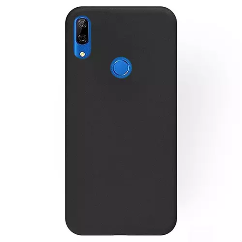 Huawei P Smart Z / Honor 9X Telefontok - fekete szilikon tok