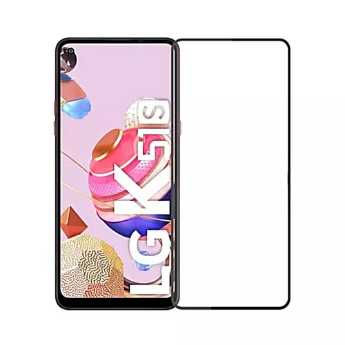 LG K51S Üvegfólia- fekete Slim 3D üvegfólia