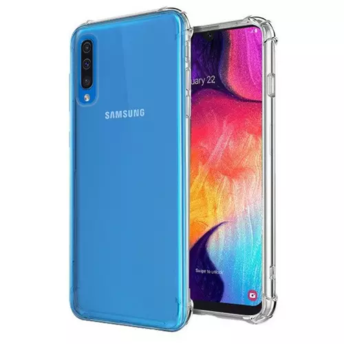 Samsung Galaxy A50 Telefontok - ütésálló átlátszó szilikon tok