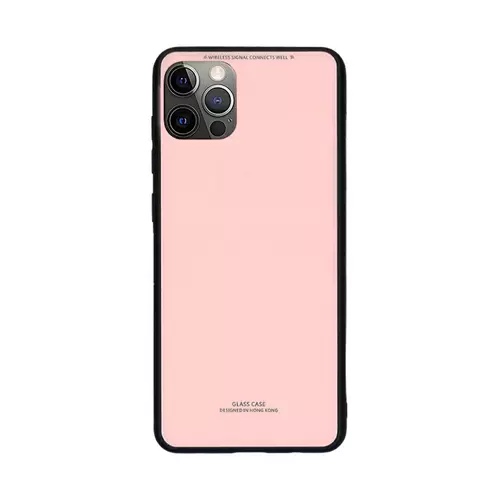 iPhone 12 Pro Max Telefontok - Forcell pink üveg hátlaptok