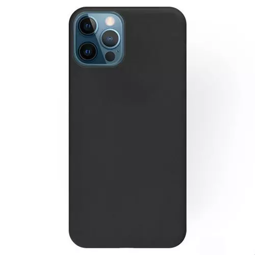 iPhone 12 Pro Telefontok - fekete szilikon tok