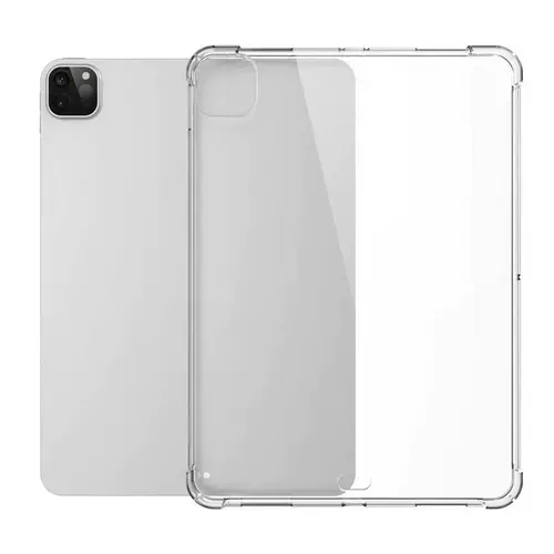 Tablettok iPad Pro 11 (2018) / iPad Pro 11 (2020) - átlátszó, sarokerősített szilikon tablet tok