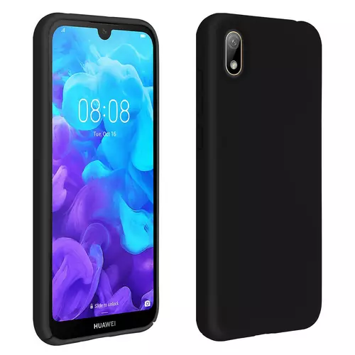 Huawei Y5 2019 / Honor 8S Telefontok - fekete szilikon tok