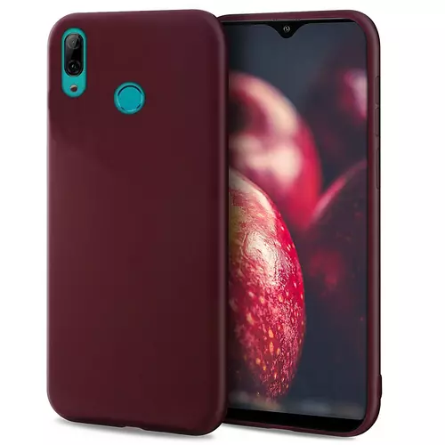 Huawei Y7 2019 Telefontok - burgundy szilikon tok