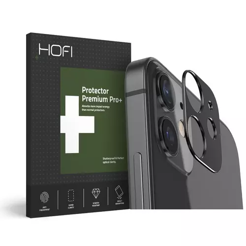  HOFI kameralencse védőkeret - iPhone 12 mini - fekete