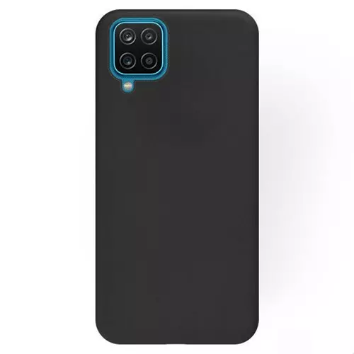 Samsung Galaxy A12 Telefontok - fekete szilikon tok