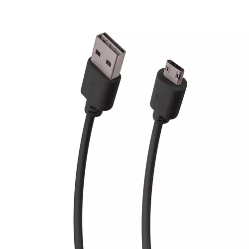 Adatkábel: Fekete Micro USB / USB adatkábel 1m