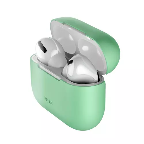 Ultravékony zöld szilikongél AirPods PRO tartó - AirPods Pro 1: Baseus
